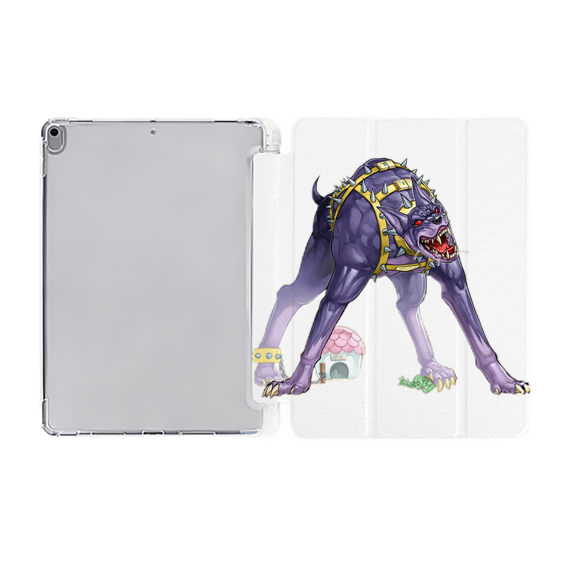 （画像用） 遊☆戯☆王 Yu-Gi-Oh! IPad ケース ペン収納付き 三つ折りスタンド PUレザー×シリコン 対応機種9.5/10.5/10.9インチ